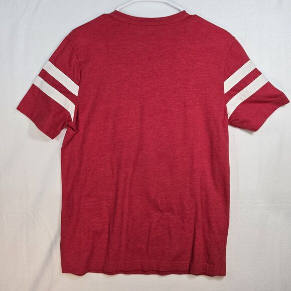 Disney Top Womens Red Minnie Mouse Round Neck Short Sleeve Graphic Size Medium - Picture 4 of 8